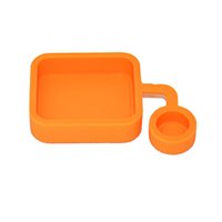 оранжевая силиконовая крышка  для бокса GoPro 4 / 3+